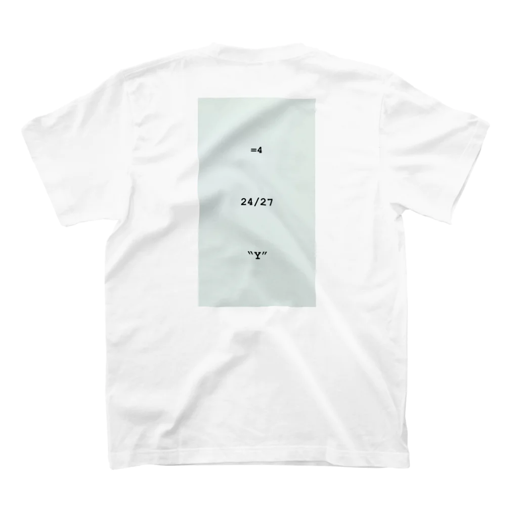 心の描写屋さんの27 Regular Fit T-Shirtの裏面