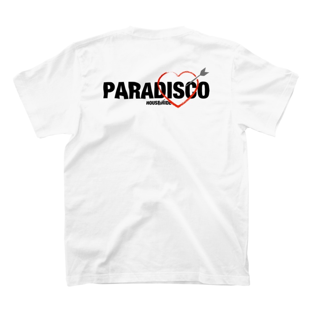 HOUSE DANCE MANIAのHeartthrob - Double Regular Fit T-Shirtの裏面