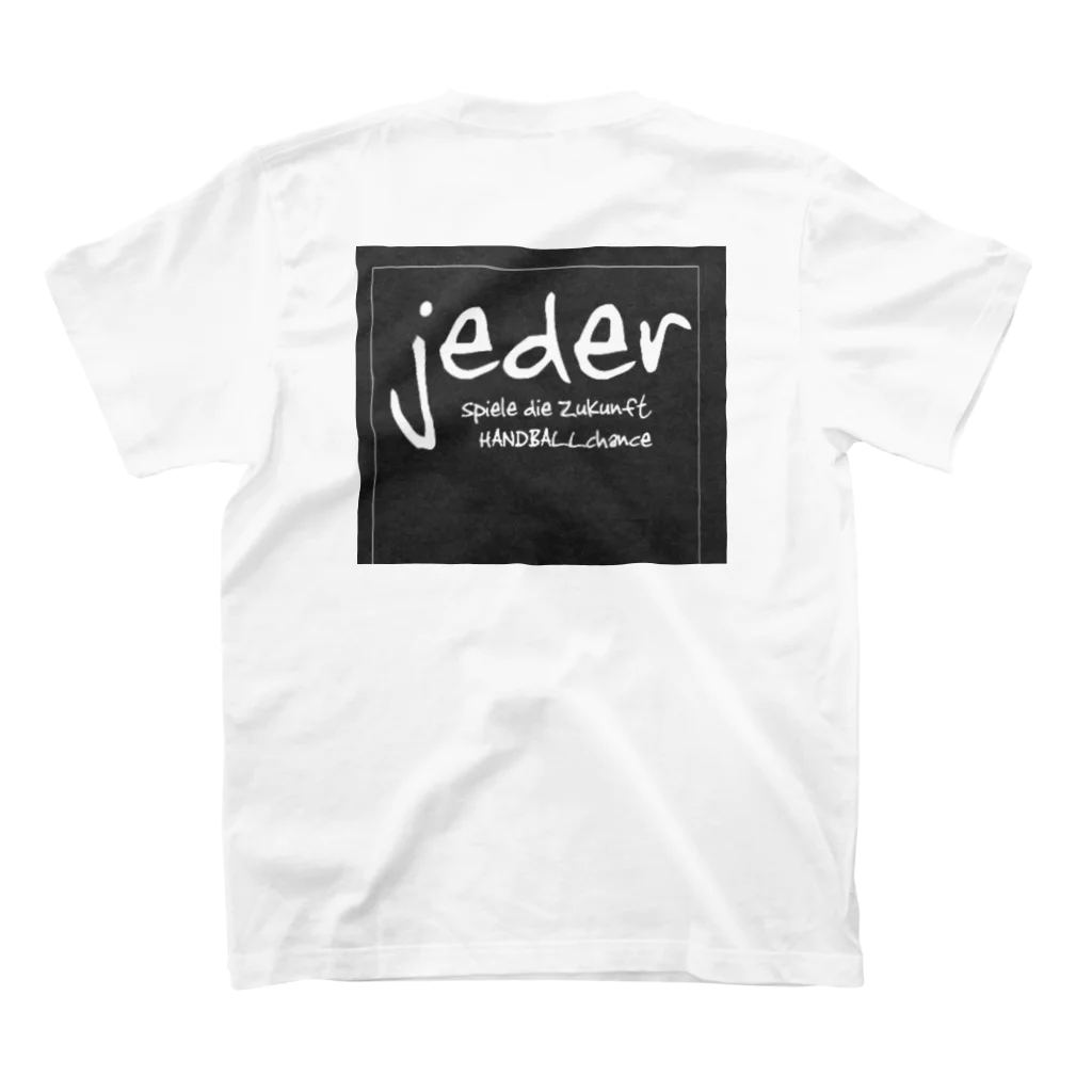 jederのjeder jeder スタンダードTシャツの裏面