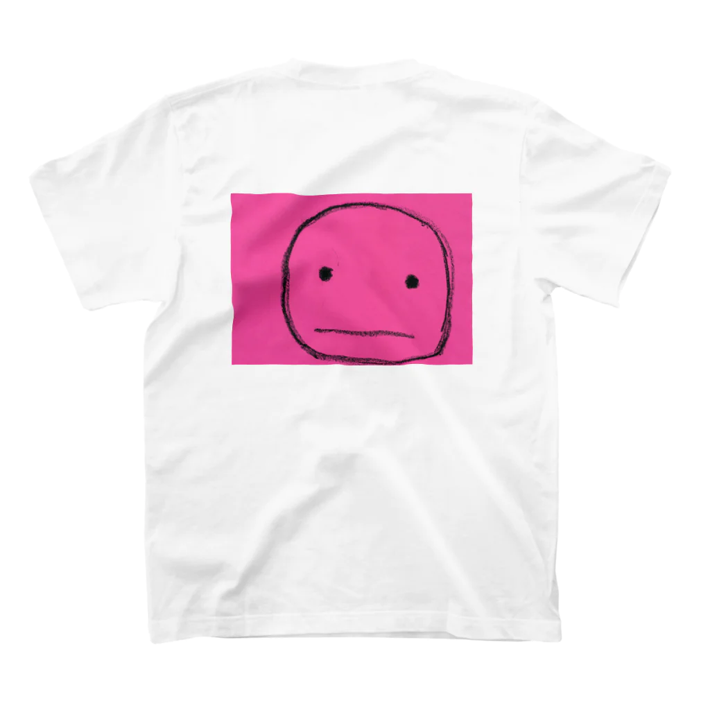 すぷらのHundred faces スタンダードTシャツの裏面