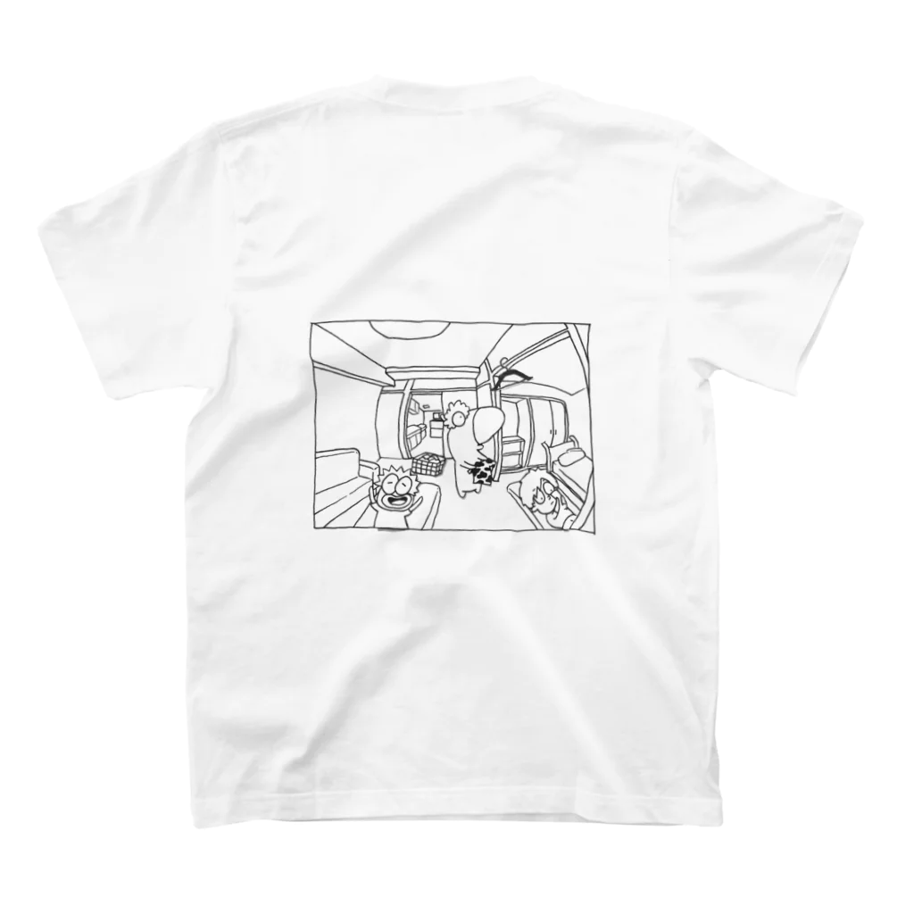 りゅーちゃんのJJB Regular Fit T-Shirtの裏面