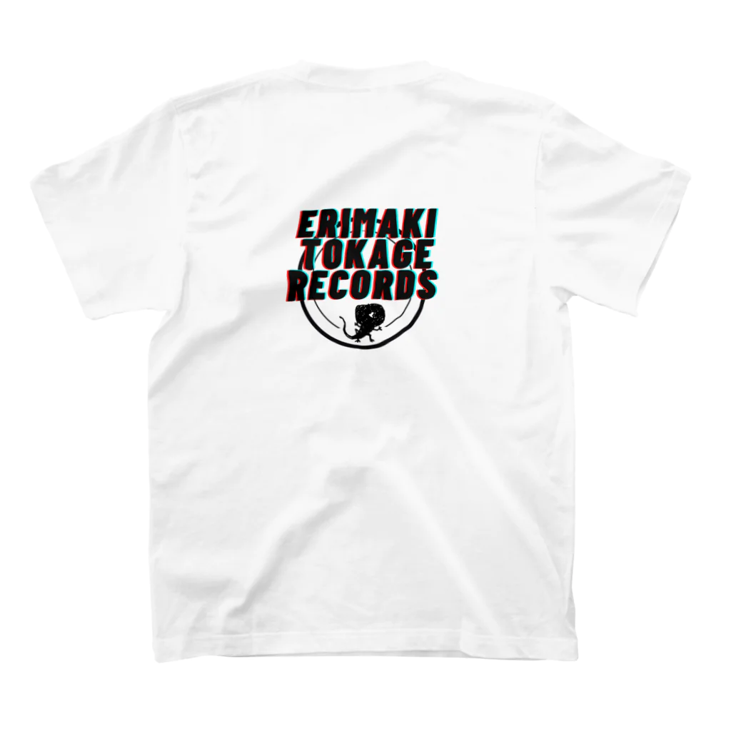 John McFlyのエリマキトカゲレコーズ Regular Fit T-Shirtの裏面