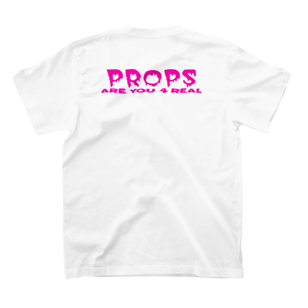 PROPSのPROPS スタンダードTシャツの裏面