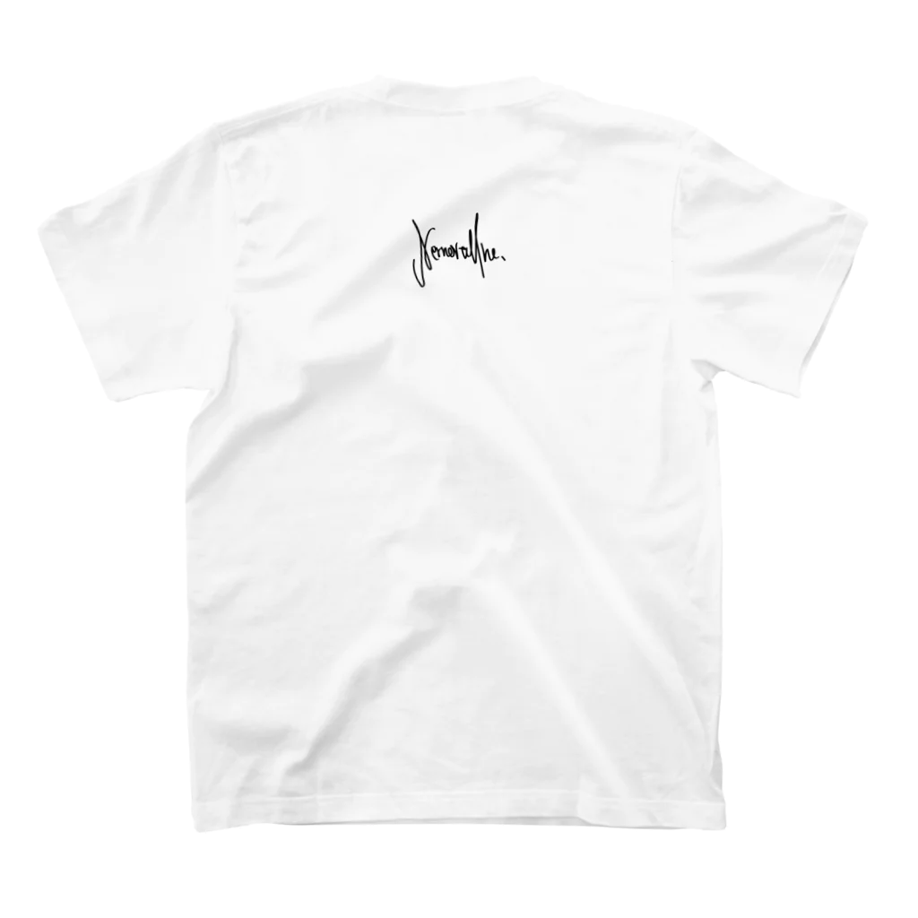 ネルネルテルネのナマステ刺繍 ✺ マスタード スタンダードTシャツの裏面