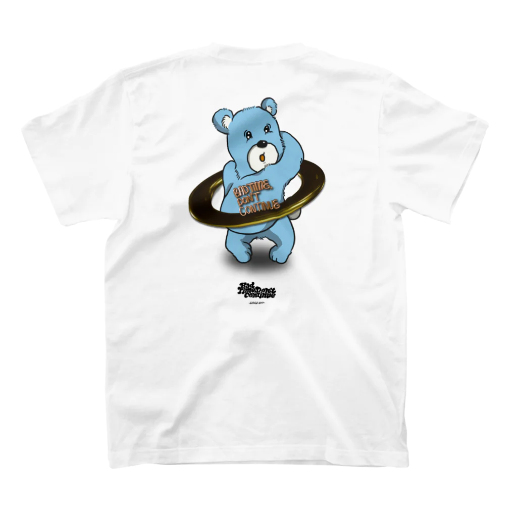 Bad Time,Don't ContinueのBear ring Regular Fit T-Shirtの裏面