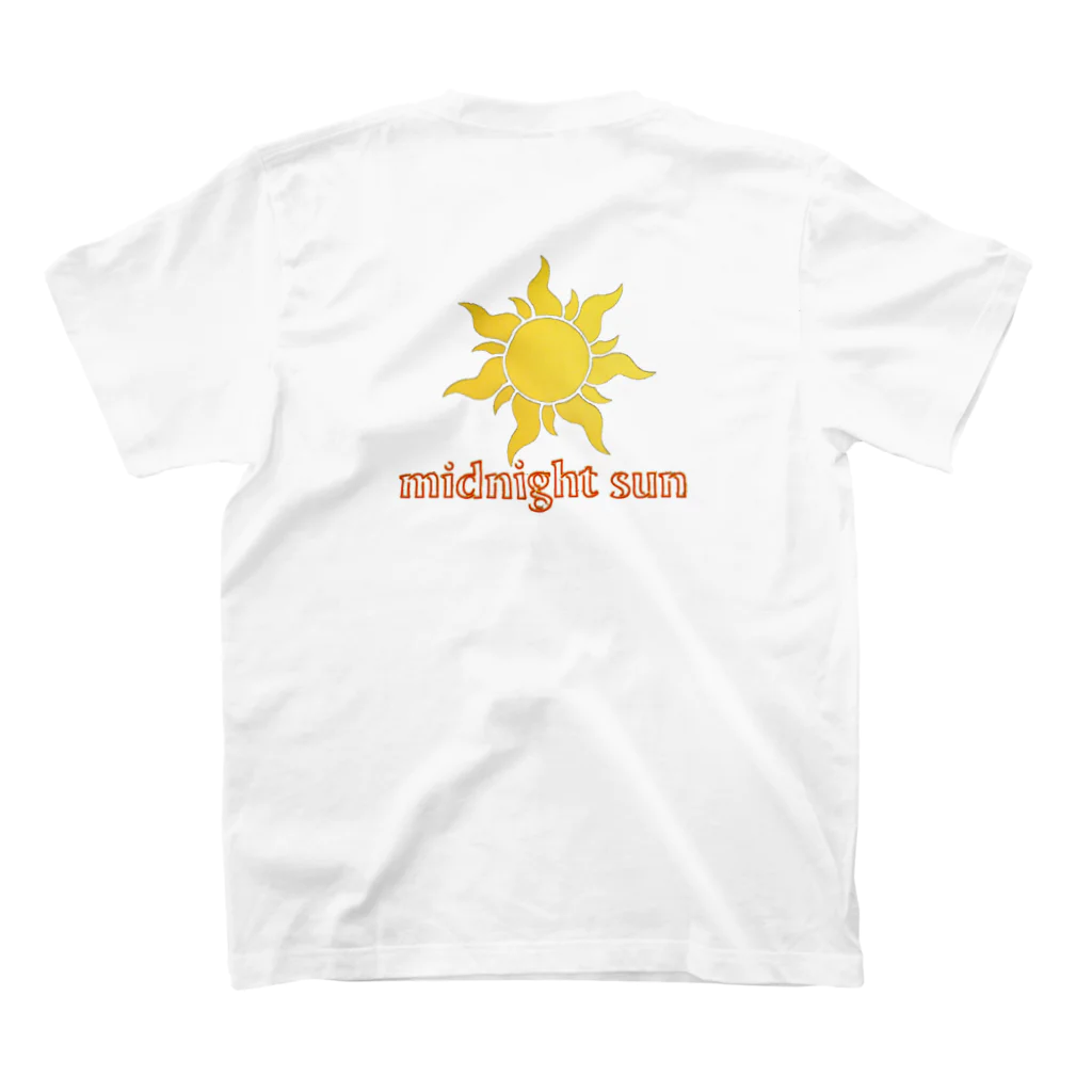 MIDNIGHT SUNのMIDNIGHT SUN  スタンダードTシャツの裏面