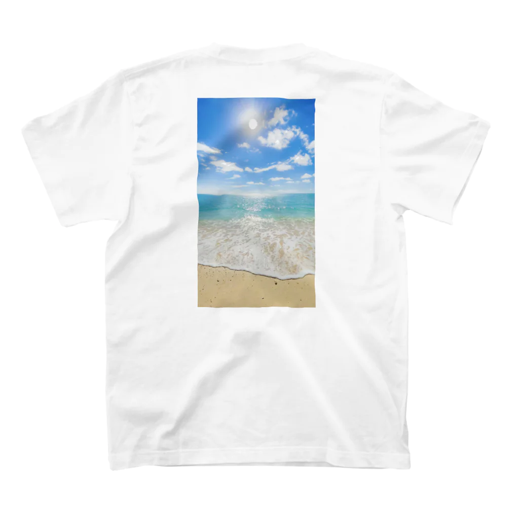 mizuphoto galleryのSunshine beach Regular Fit T-Shirtの裏面