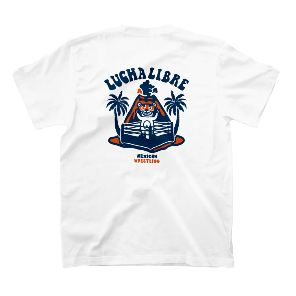 LUCHAのVOLCAN LUCHA LIBRE#1(バックプリント) Regular Fit T-Shirtの裏面