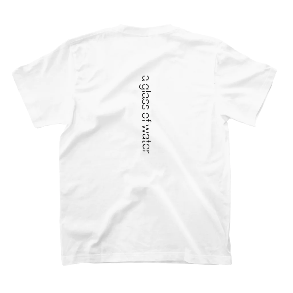 neon00のa glass of water スタンダードTシャツの裏面
