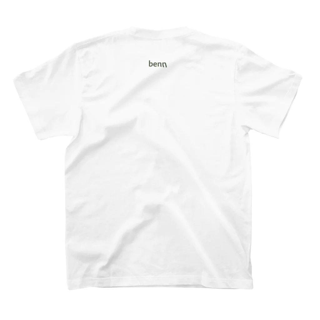 bennのwork スタンダードTシャツの裏面