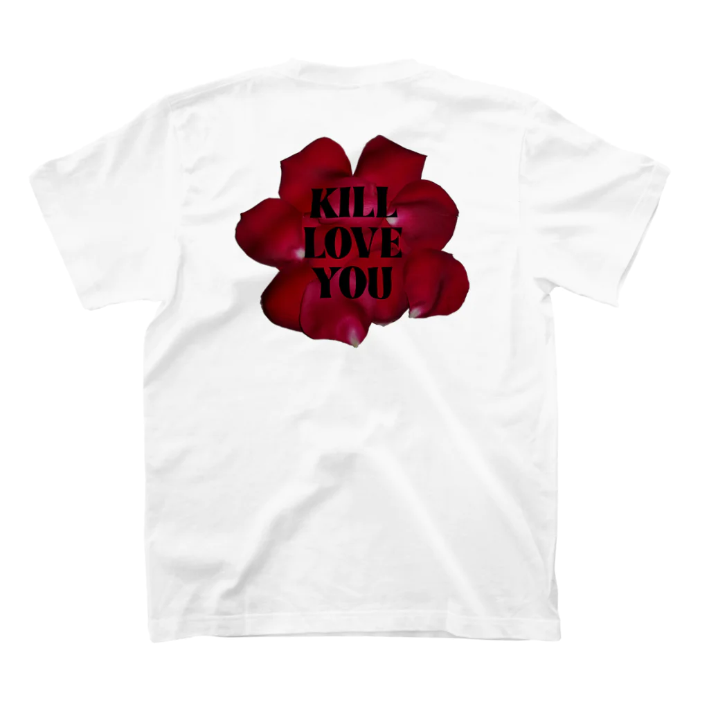 TOMAのKILL LOVE YOU スタンダードTシャツの裏面