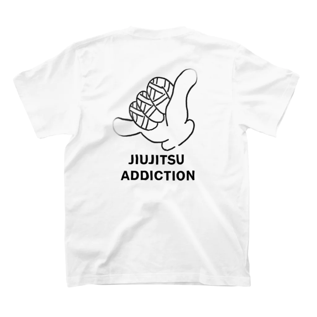 ADD JIUJITSUのjiujitsu addiction スタンダードTシャツの裏面