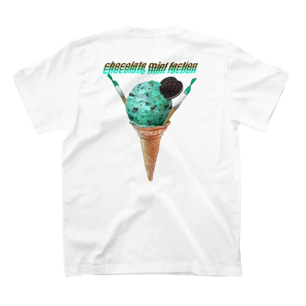 しかわのSMOKER(chocolate mint) スタンダードTシャツの裏面