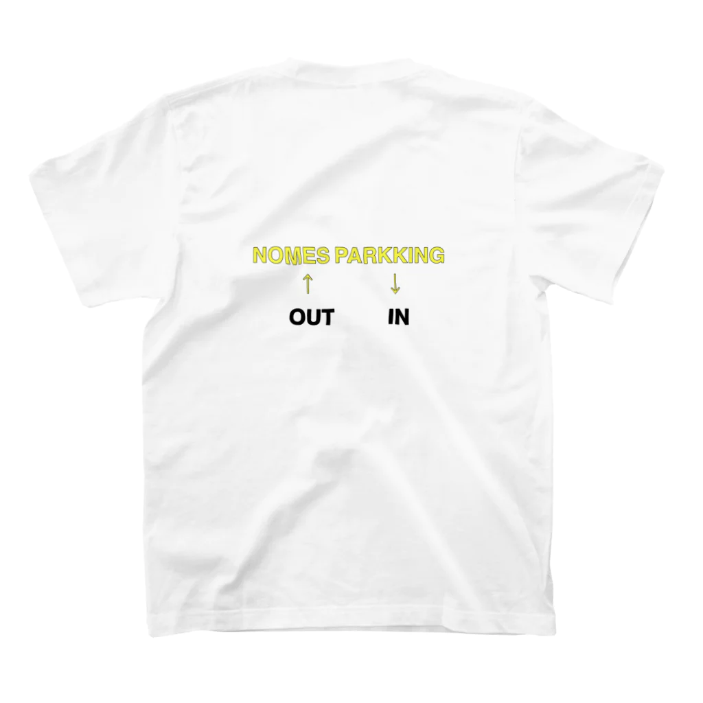 ノーミスのparkingTシャツ スタンダードTシャツの裏面