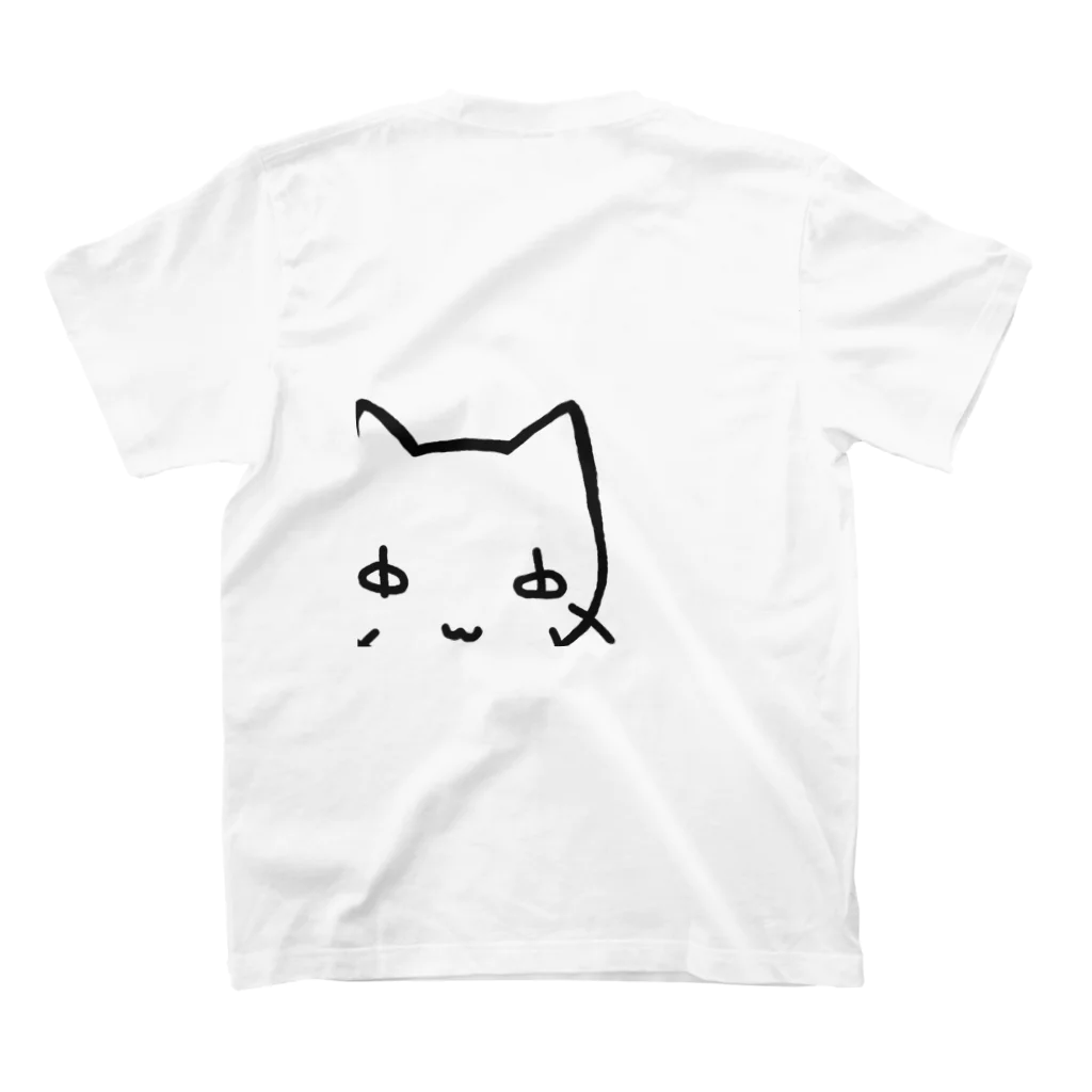 yosuginのバンダナにゃんこ Regular Fit T-Shirtの裏面