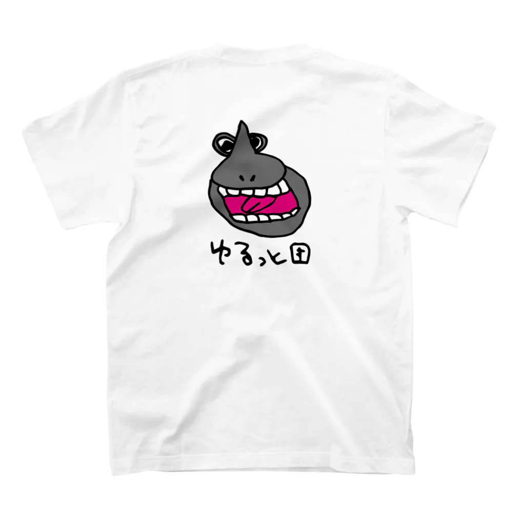 ゆるっと団【公式】のゆるっと団Officialアイテム スタンダードTシャツの裏面