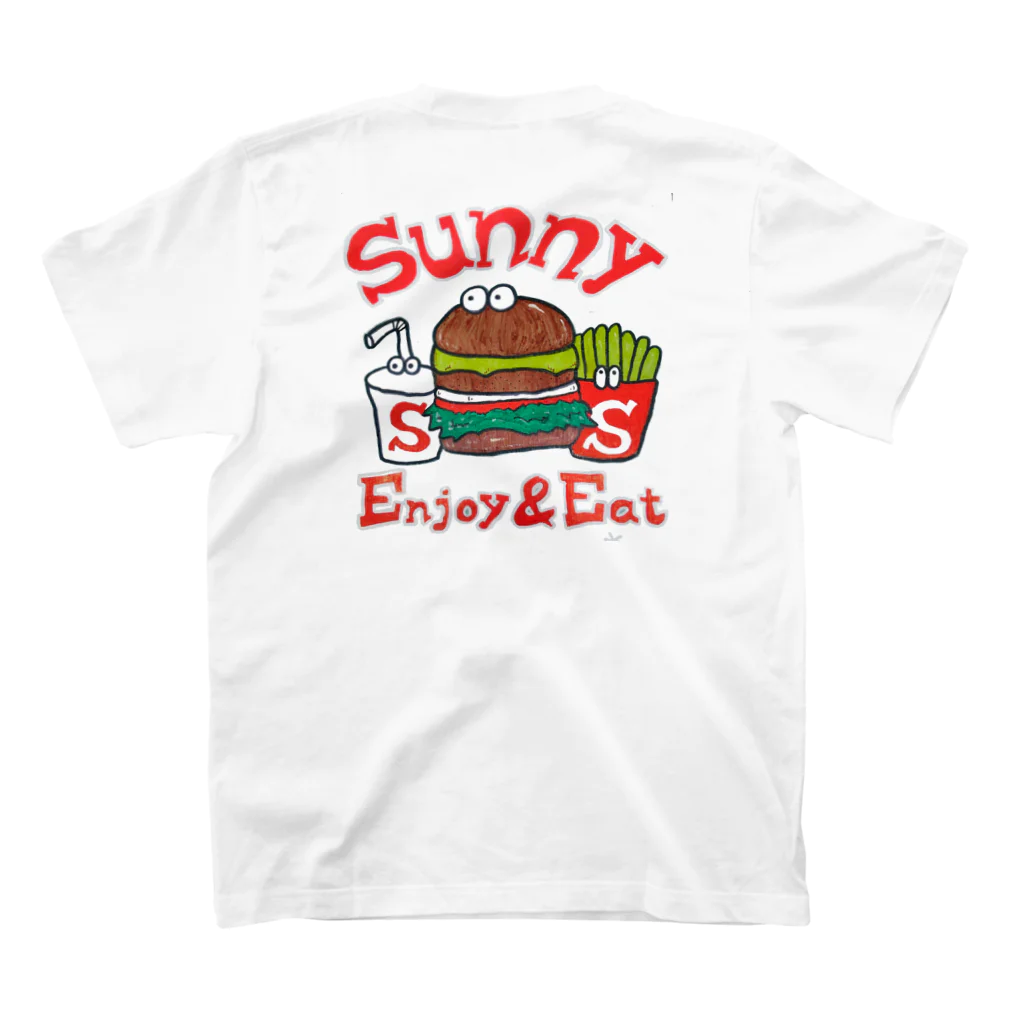 Sunny サニー バーガーショップ ハンバーガーのSunny サニー バーガーショップ ハンバーガー Regular Fit T-Shirtの裏面
