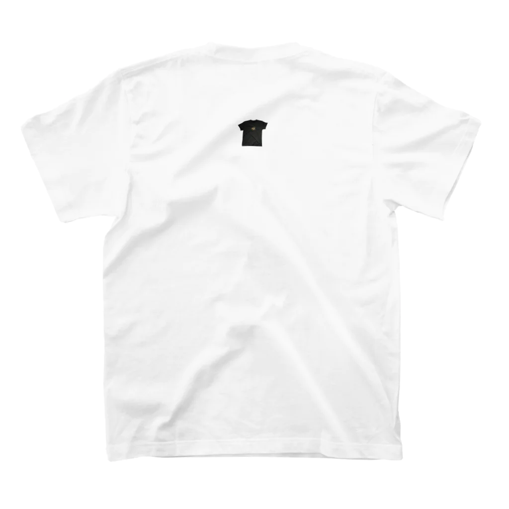 砂糖 線画のらいおんの咆哮 Regular Fit T-Shirtの裏面