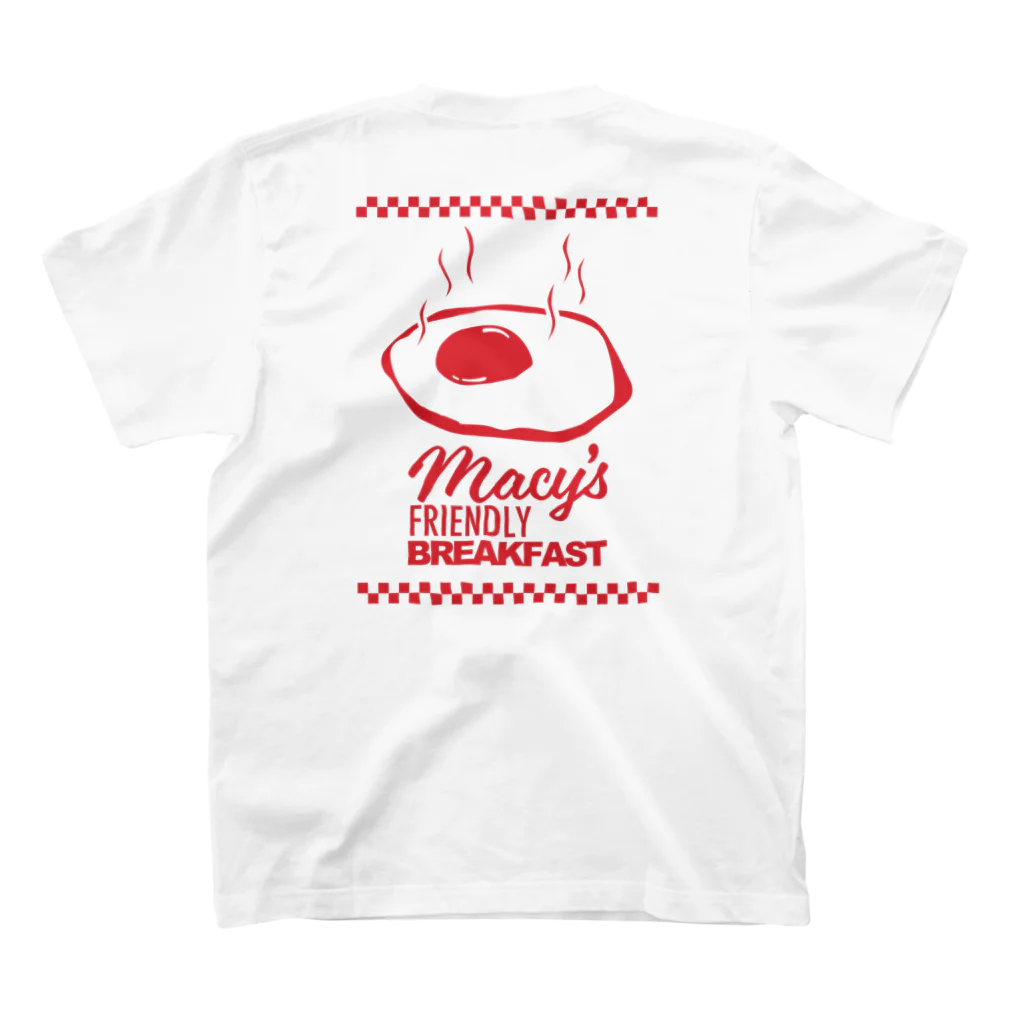 NON FACT STORYの朝食Tシャツ（背面のみ）【Macy's breakfast】 スタンダードTシャツの裏面