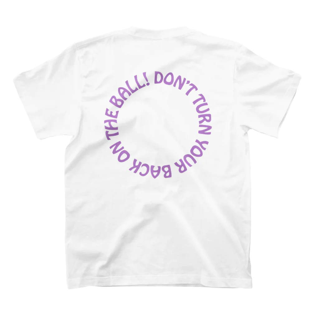 BALL UPのBU DTYB -LPPL- スタンダードTシャツの裏面