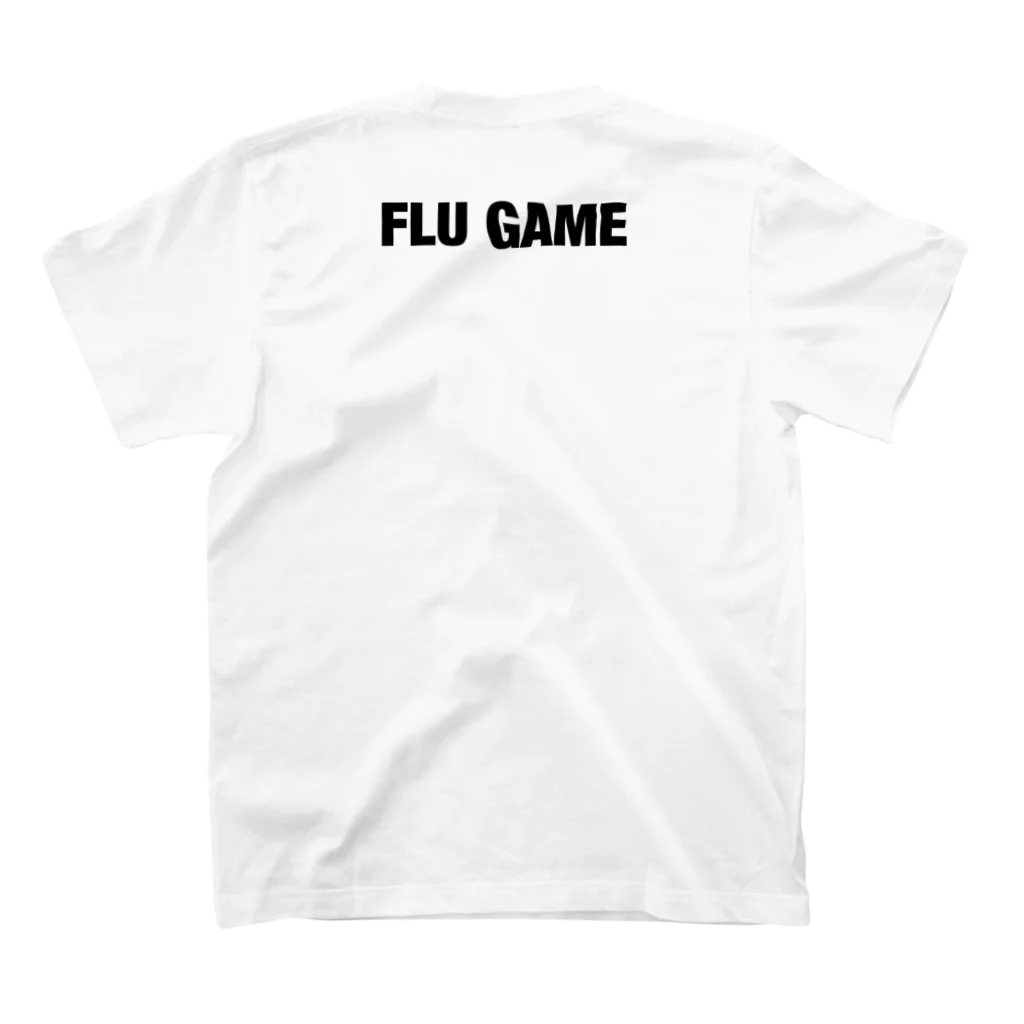 辻秀輝💊HIÐEKI T§UJIのFLU GAME スタンダードTシャツの裏面