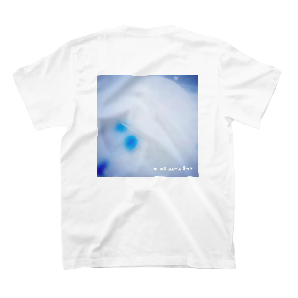 birds melt skyのMOON スタンダードTシャツの裏面