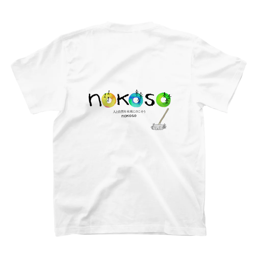 nokoso worldのノコゾウnokosoモップ スタンダードTシャツの裏面