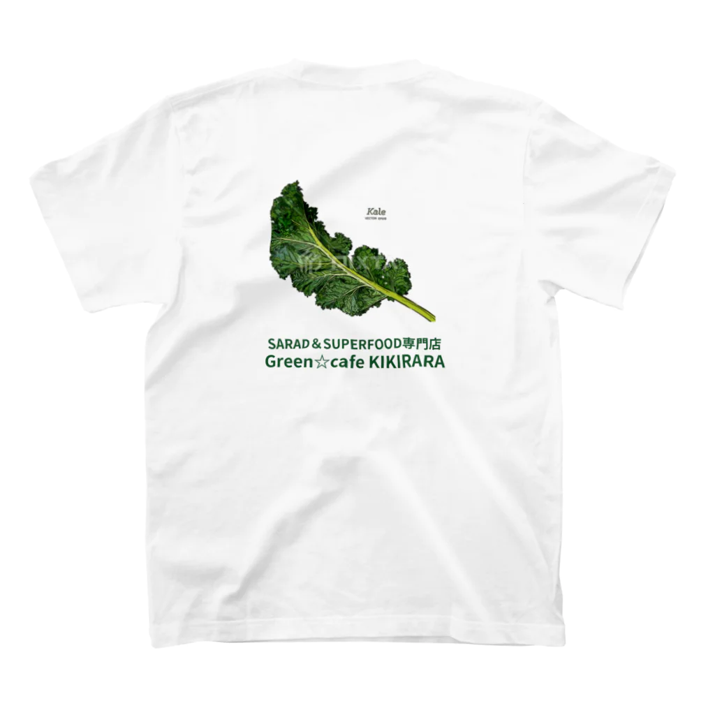 SARAD&SUPER FOOD専門店Green☆ cafe KIKIRARAのSARAD屋マスク スタンダードTシャツの裏面