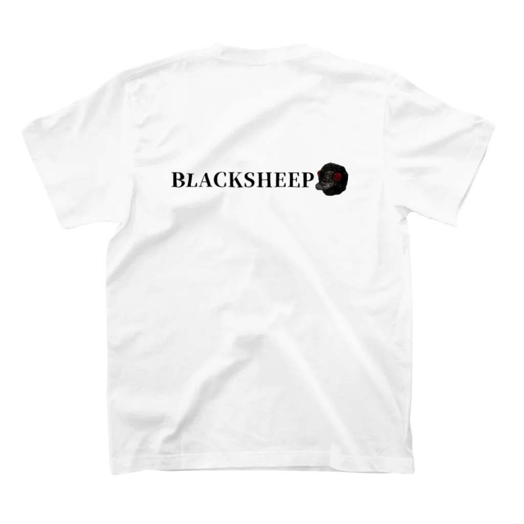 BLACK SHEEPのBLACKSHEEP色つき スタンダードTシャツの裏面