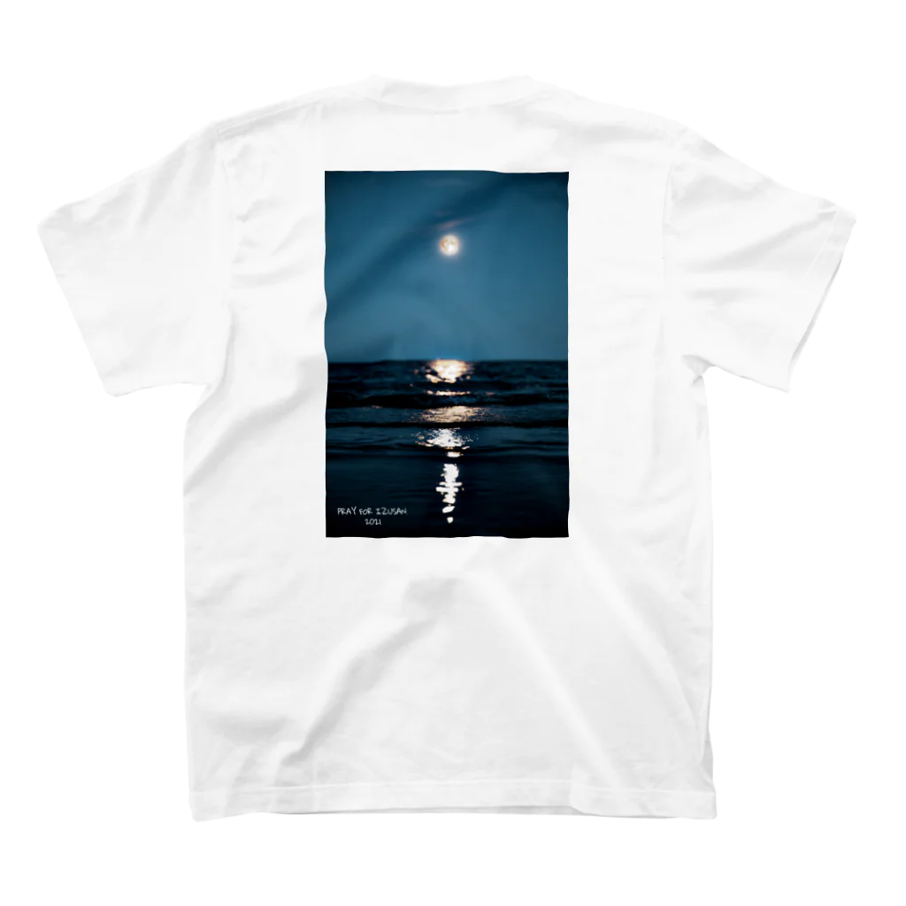 熱海伊豆山　応援ショップの熱海　伊豆山の満月 Regular Fit T-Shirtの裏面