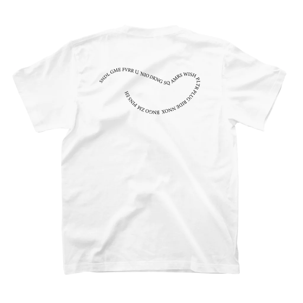 Memeの"Meme"  Ticker symbol TEE バックプリント Regular Fit T-Shirtの裏面