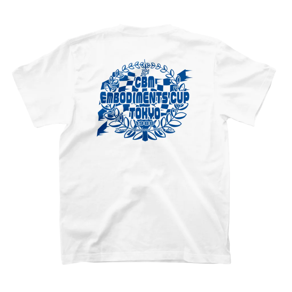 CBM_embodimentsのCBM EMBODIMENTS CUP TOKYO スタンダードTシャツの裏面