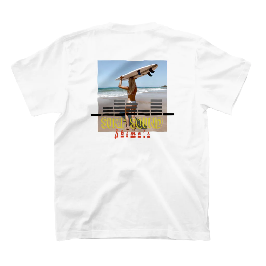 shimo’sのSurf girl tシャツ🌴 スタンダードTシャツの裏面