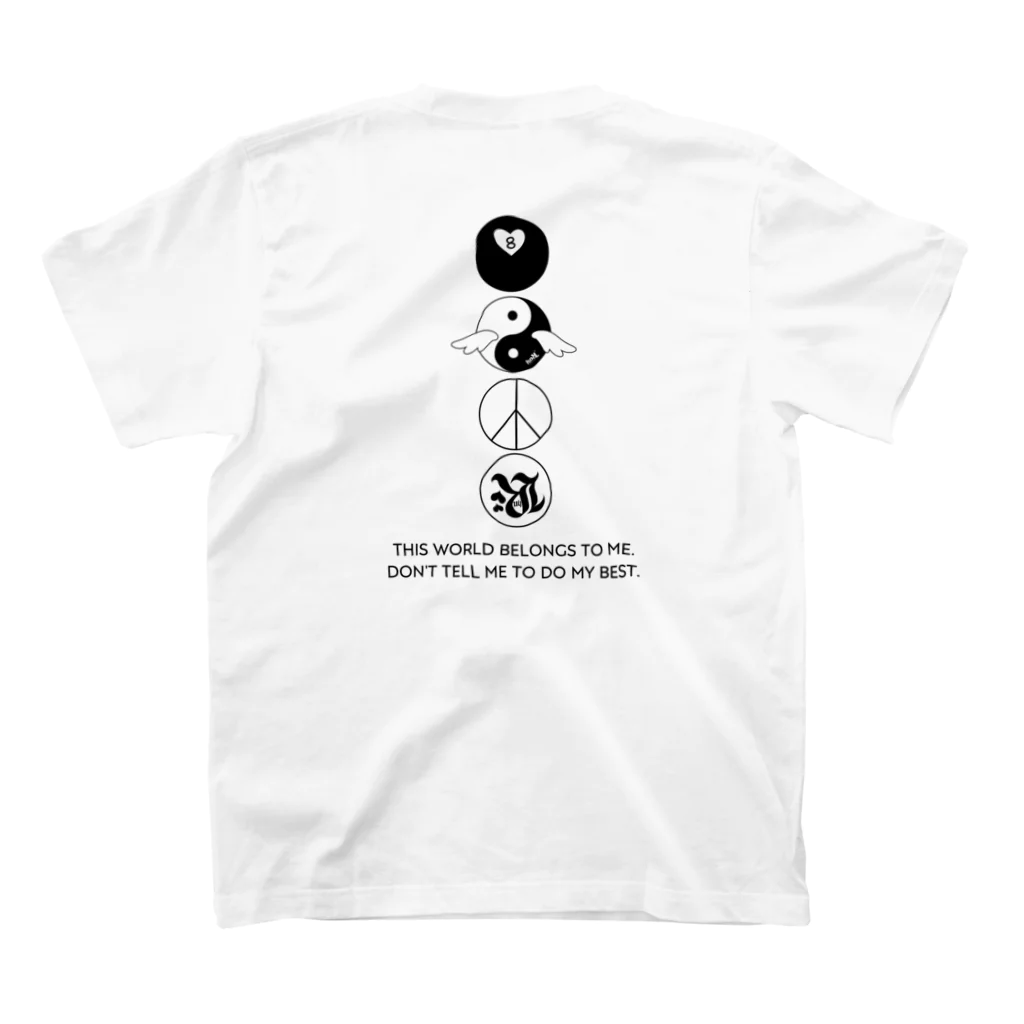 ほのるるの可愛いほのるるT スタンダードTシャツの裏面