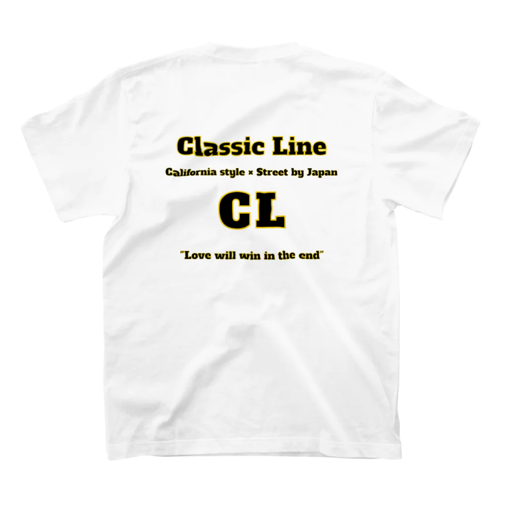 Classic_Lineのあ スタンダードTシャツの裏面