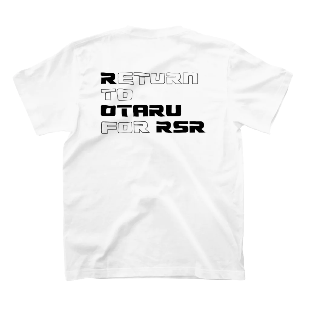 Shop GHPのRETURN TO ISHIKARI & OTARU スタンダードTシャツの裏面