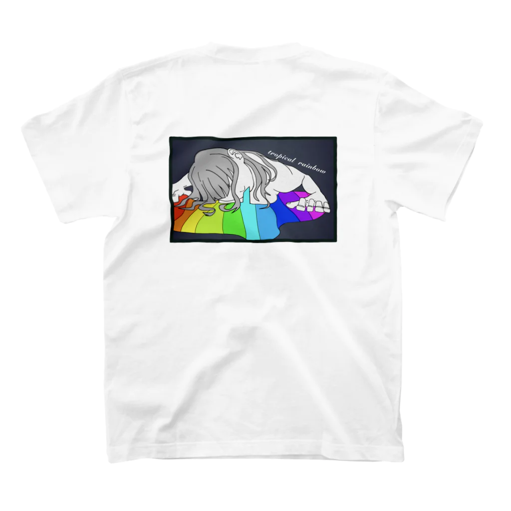 コンポタのtropical rainbow Regular Fit T-Shirtの裏面