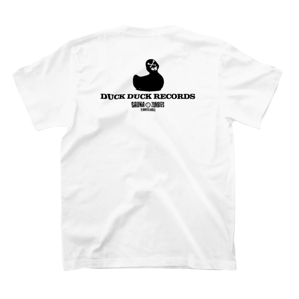 SAUNA ZOMBIESのTHE DUCKIES - Quack Punk Droogs - T スタンダードTシャツの裏面