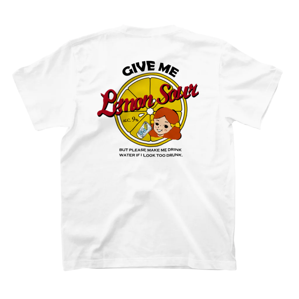 muuuuutosanのGIVE ME LEMON SOUR（バックプリント） スタンダードTシャツの裏面