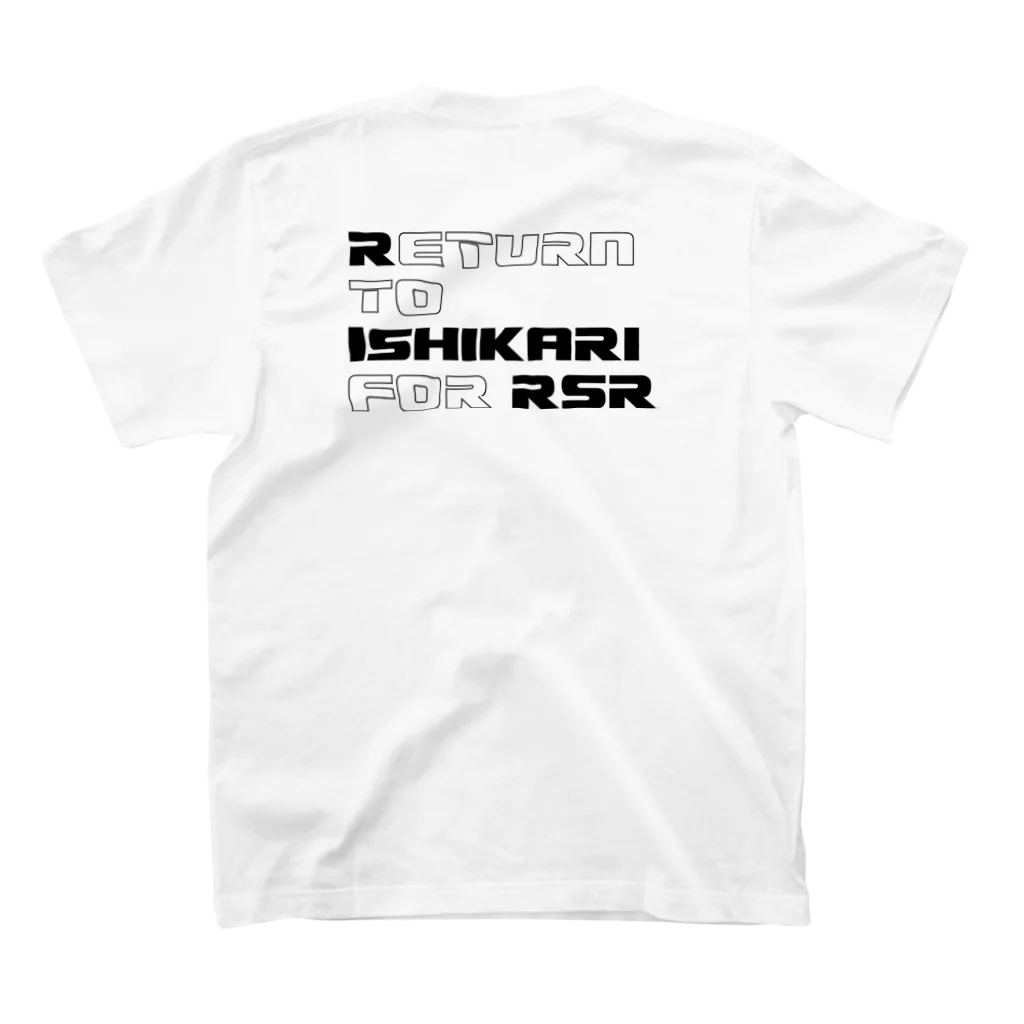 Shop GHPのRETURN TO OTARU & ISHIKARI スタンダードTシャツの裏面