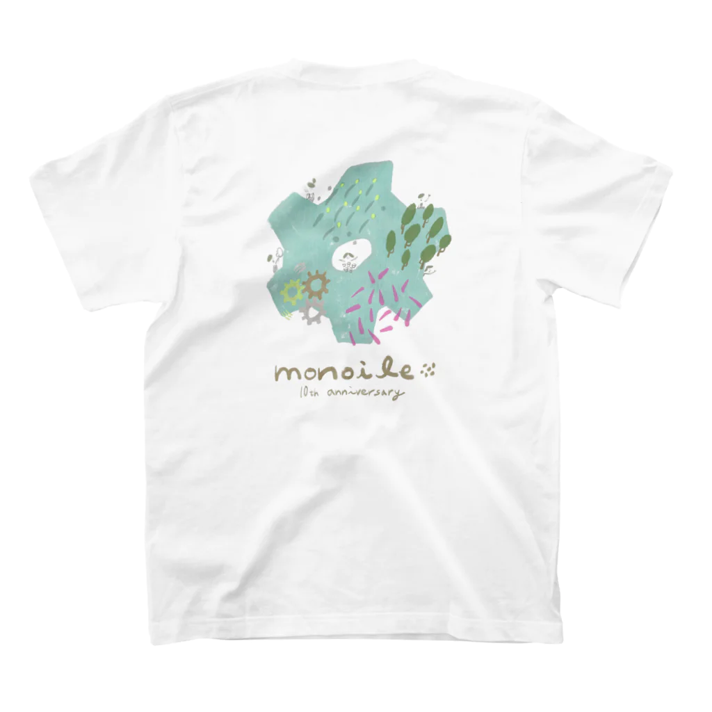 zaza_shopのmonoile10thセナカＴ スタンダードTシャツの裏面