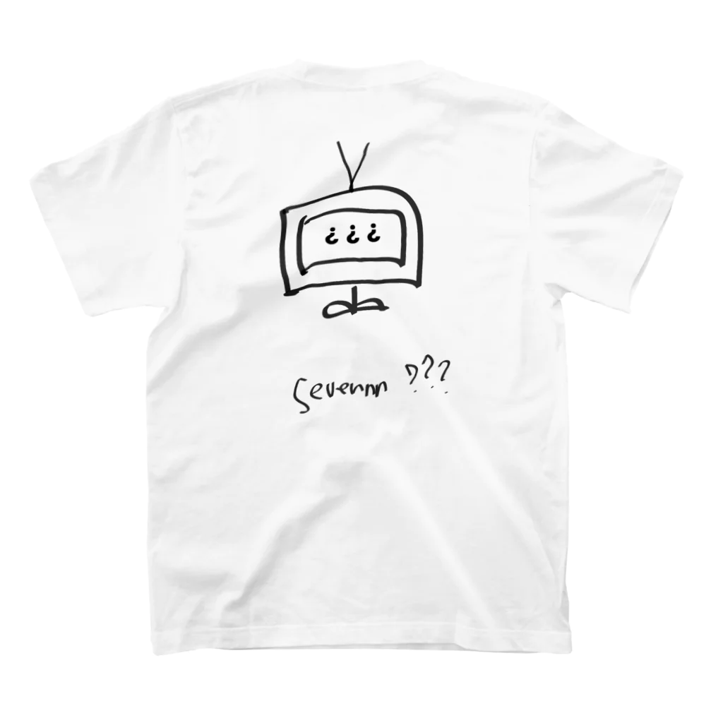 Hatena ???のテレビ¿ スタンダードTシャツの裏面