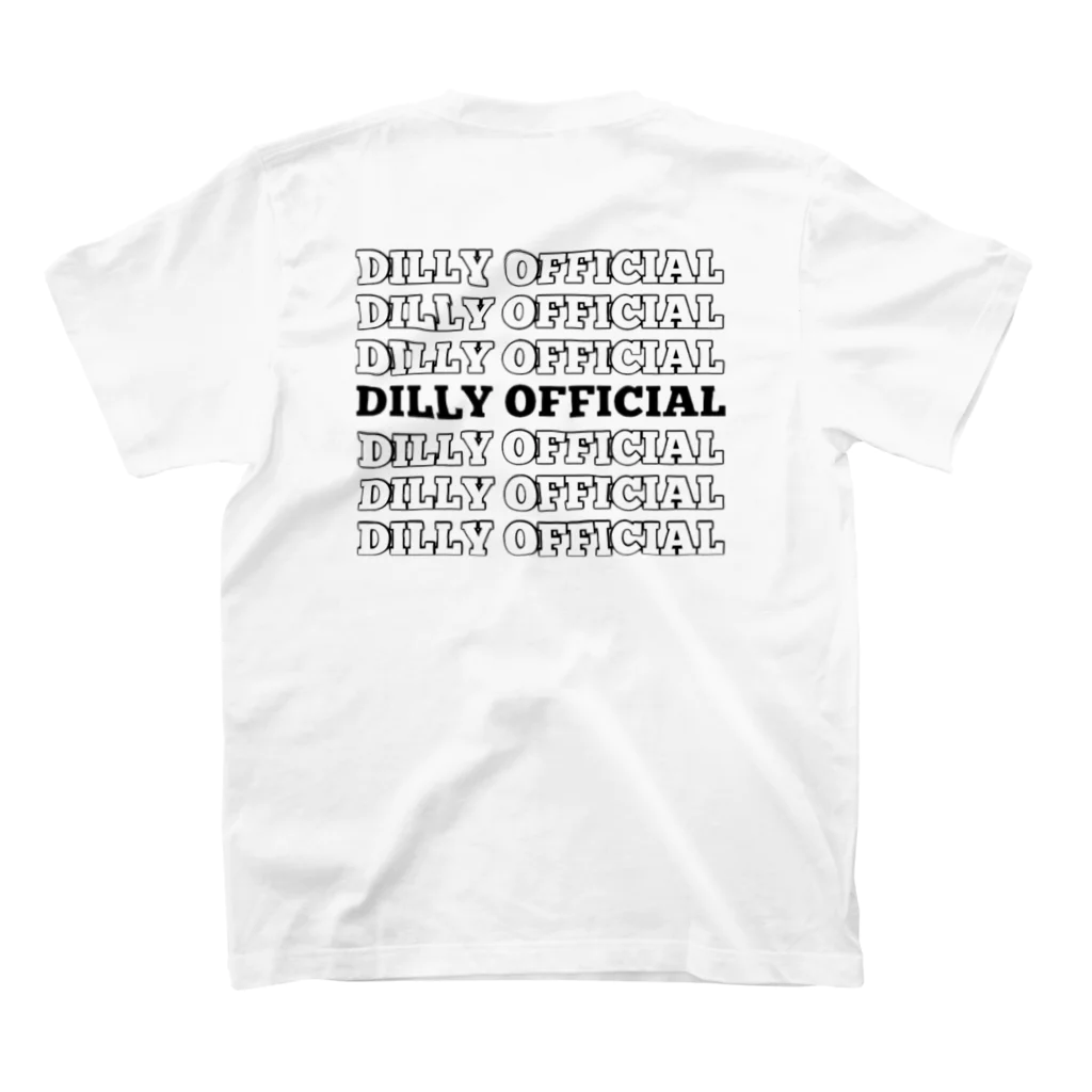 DILLY®️のDILLY ワンポイント T-SHIRTS Regular Fit T-Shirtの裏面