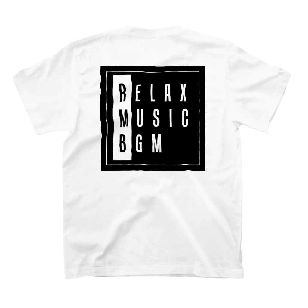 Relax Music BGM CHANNELのRMB Regular Fit T-Shirtの裏面