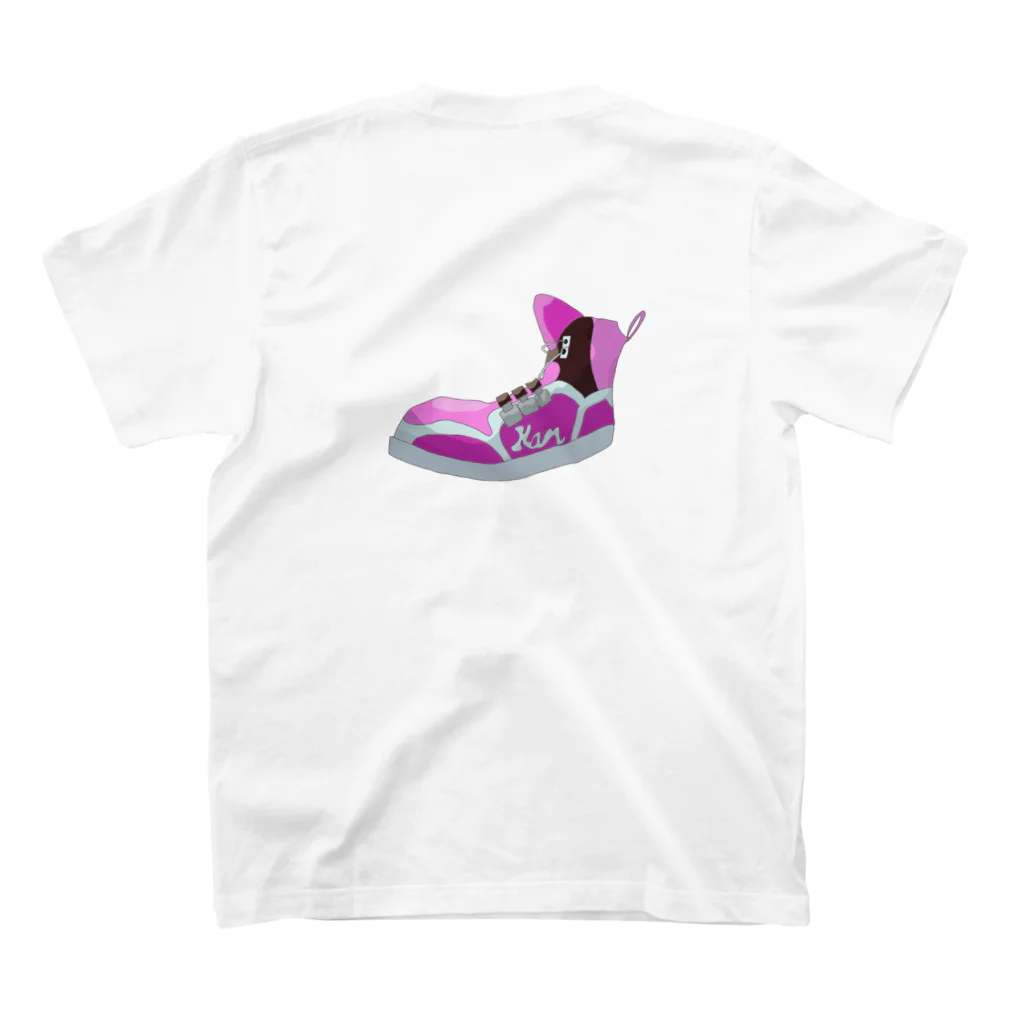 KansasmanGmのP1nK Shoe スタンダードTシャツの裏面