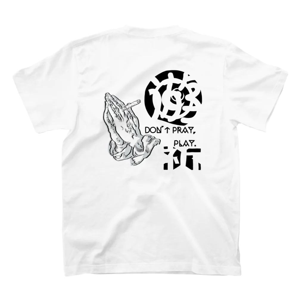 GOOD LUCK RACKの祈遊 スタンダードTシャツの裏面