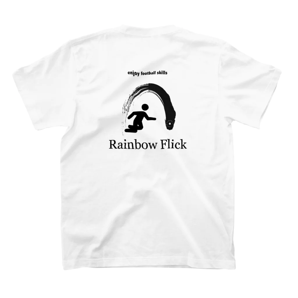 ドリブルTシャツのD-StudioのドリブルTシャツ：RainbowFlick和 スタンダードTシャツの裏面