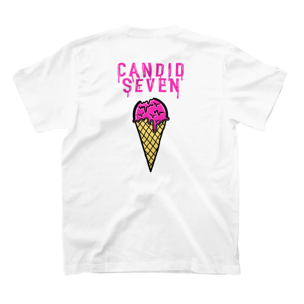 Candid.7のCANDID SEVEN  スタンダードTシャツの裏面