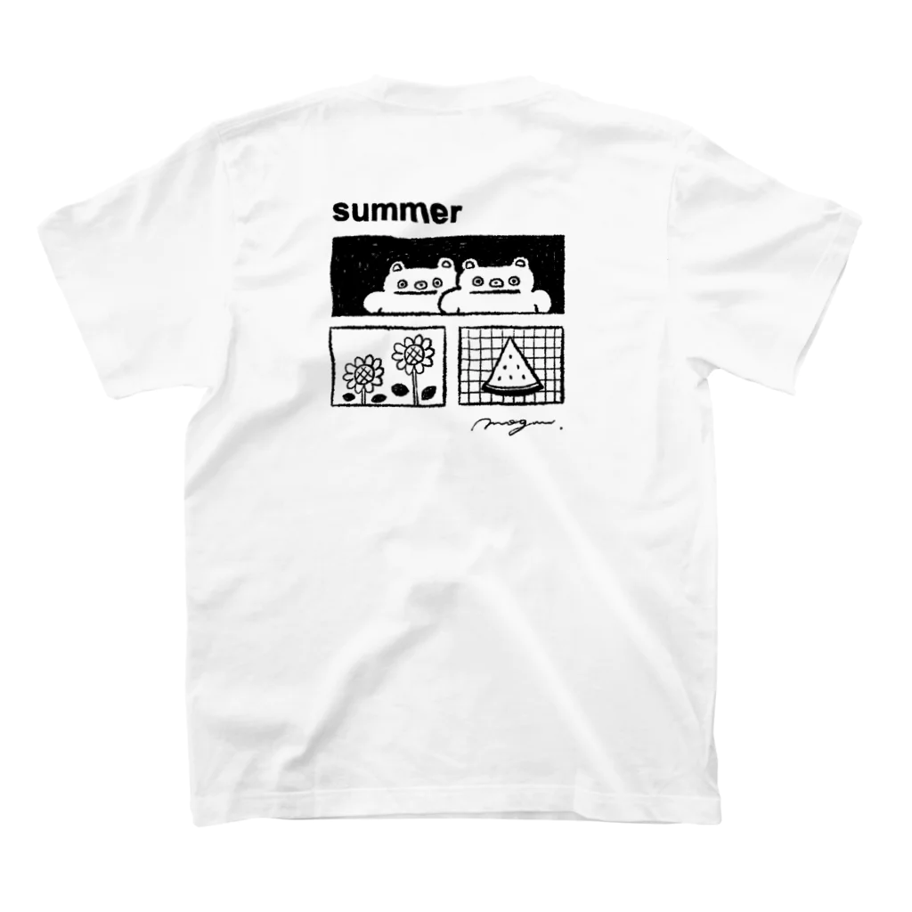 moguuuu.のsummer Regular Fit T-Shirtの裏面