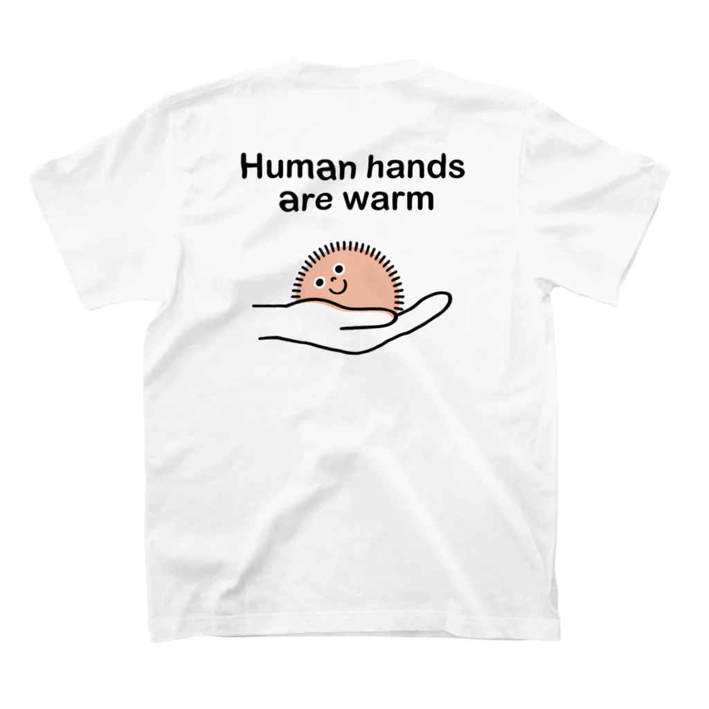 mapechiのhand - 手のぬくもり - スタンダードTシャツの裏面